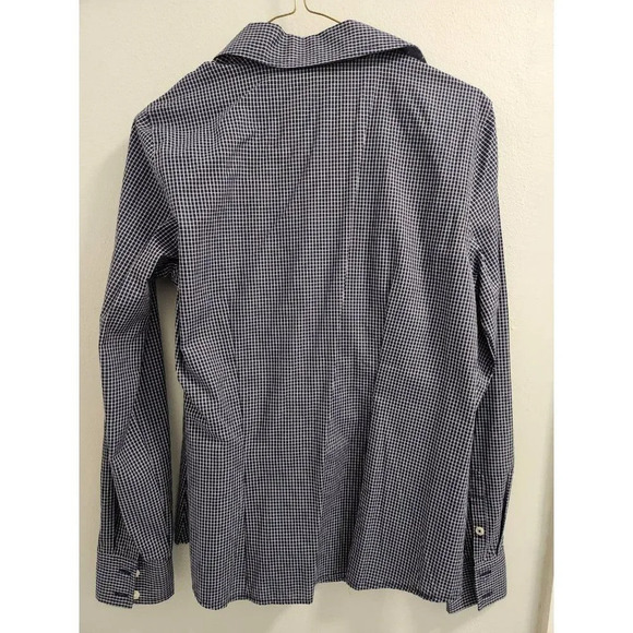 Van Heusen - Navy Blue -Womens - Button down women blouse. Small. Like brand new - Picture 4 of 4